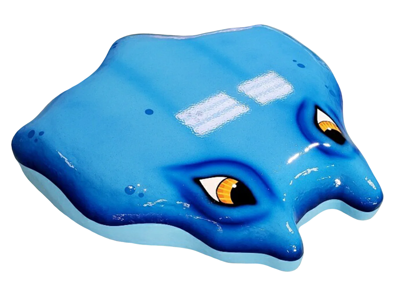 Blue manta ray commercial aquatic floatable
