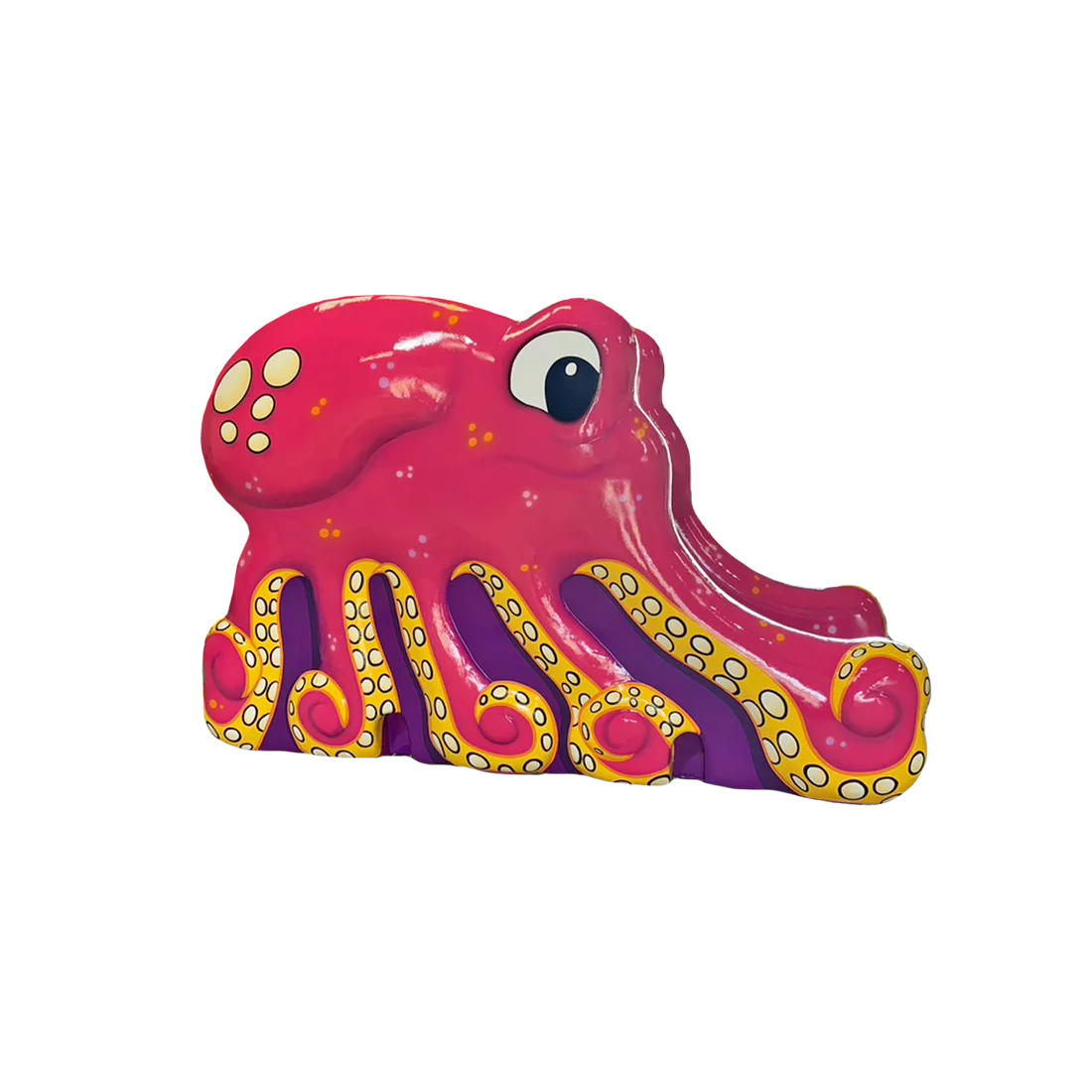 Octopus-themed soft-play slide