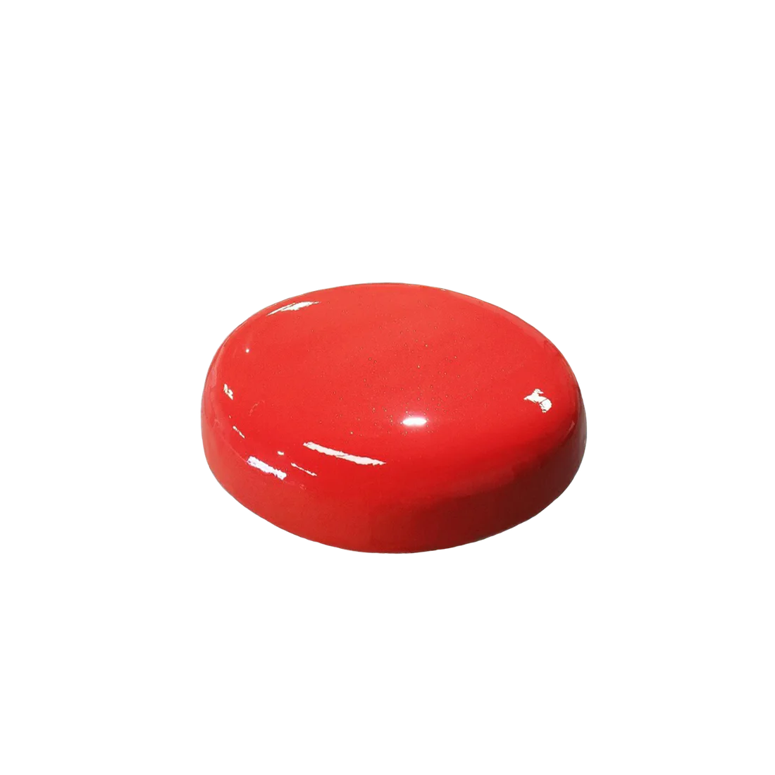 Red solid-color round aquatic floatable